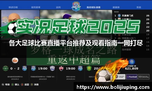 各大足球比赛直播平台推荐及观看指南一网打尽